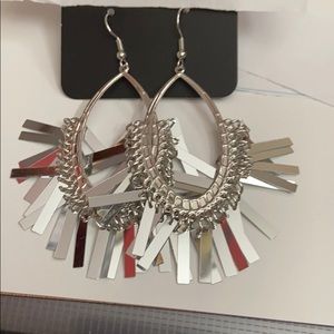 Silver earrings